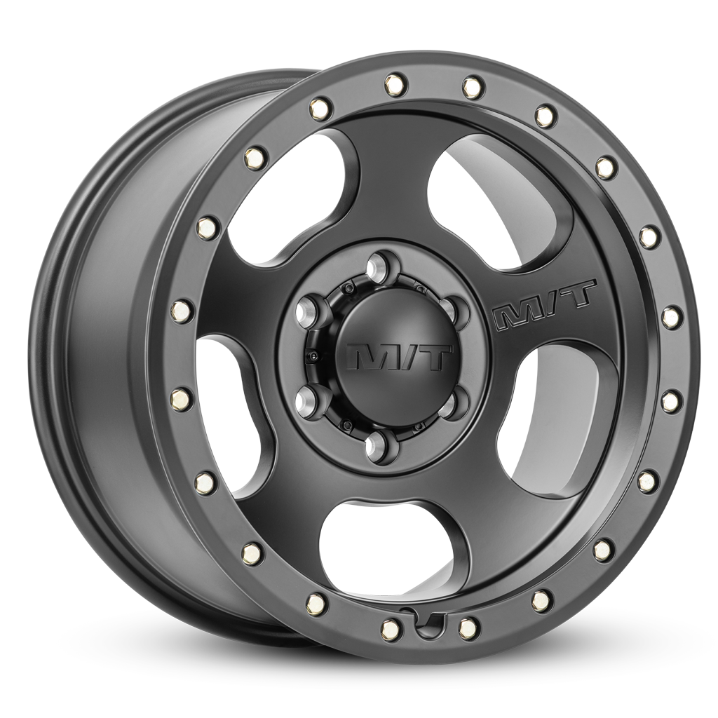 M.T. Wheel Modern Low Profile Cap Design 274574 - Black 20X9 6X5.5 MT Canyon Pro
