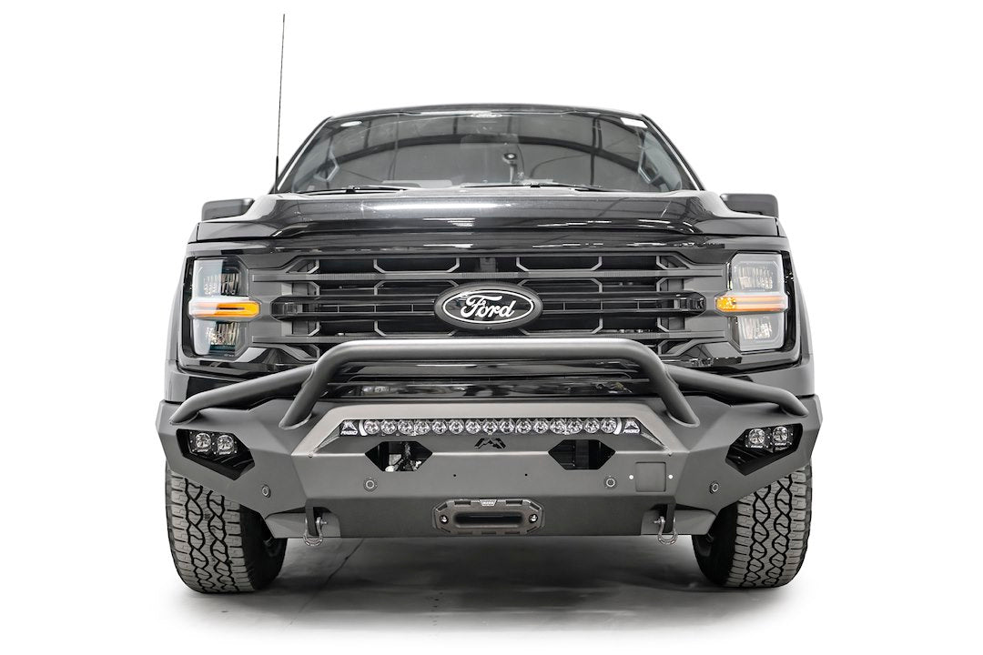 FAB Fours Integrated D-Ring Mounts Bumper FF24-X6552-1 - 2024 Ford F150 Matrix Front