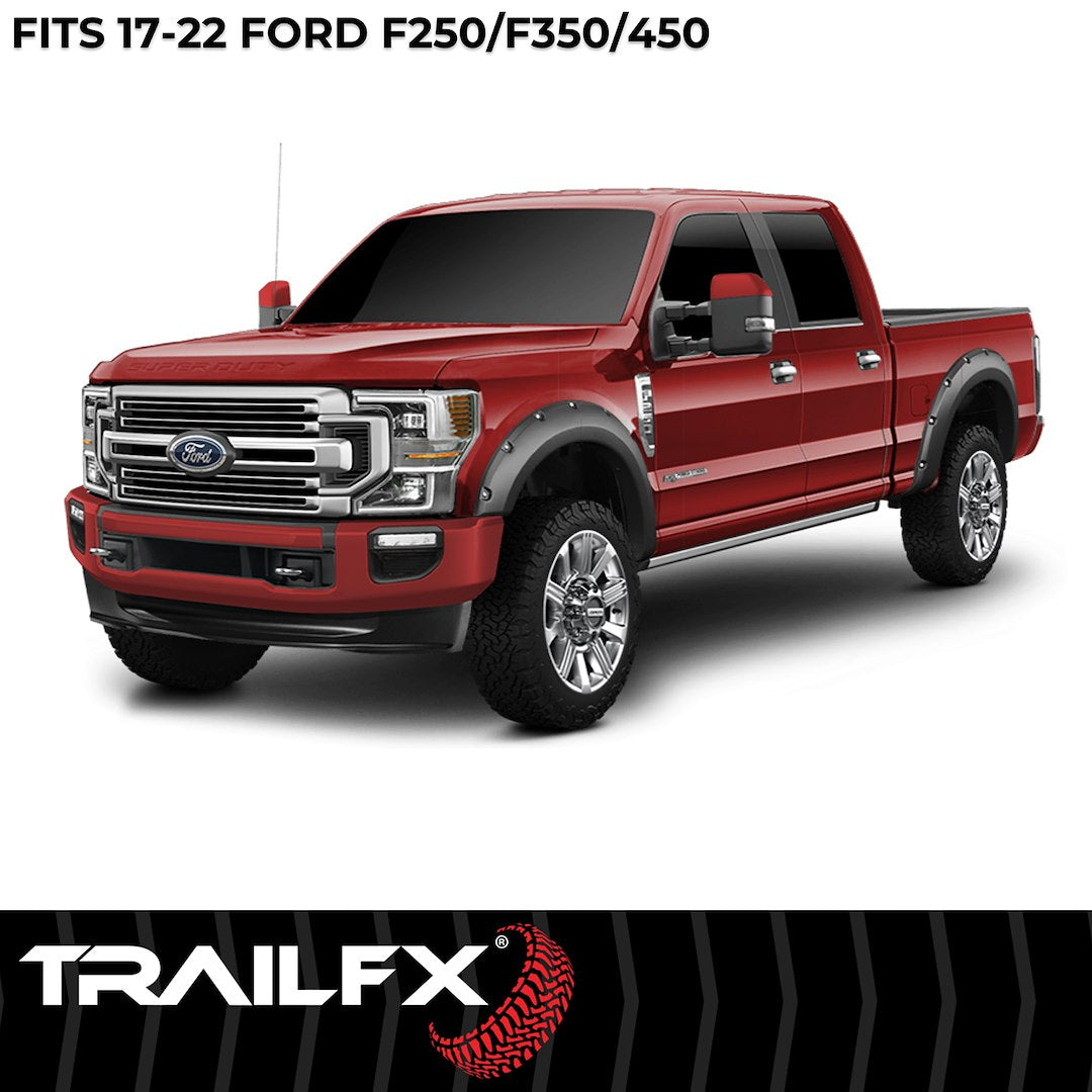 Trailfx Limited Lifetime Warranty Fender Flare TFF3007S - Pocket Style Smooth Set