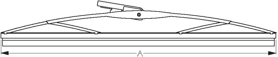 SEA DOG Made In USA Windshield Wiper Blade 414216S-1 - Silver 16 SS