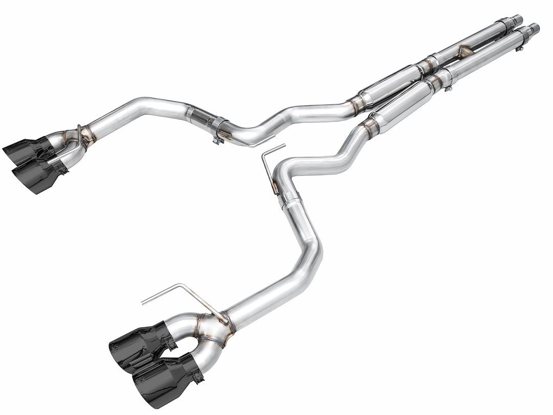 AWE No Check Engine Light Guaranteed Exhaust System Kit 3020-43650 - Track Edition S650