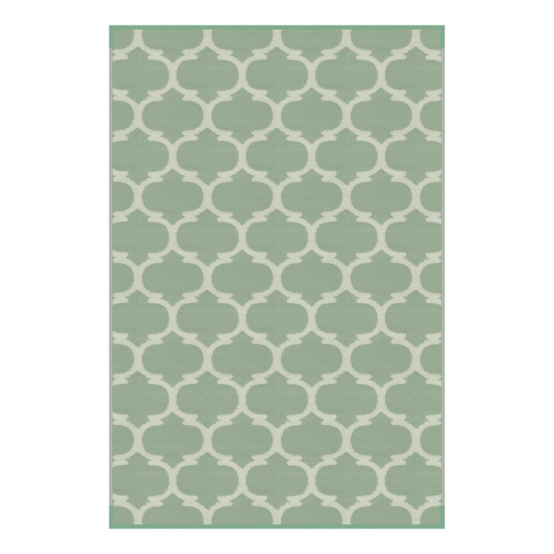 Lippert Comp UV-Resistant To Deter Fading Patio Mat 2021028007 - Green Weather X9 Pat