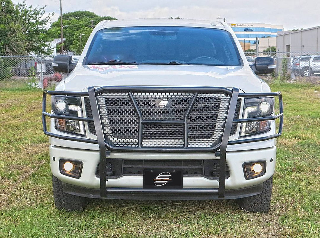 Steelcraft Punch Plate Grille Grille Guard 50-4140C - Black HD Guards