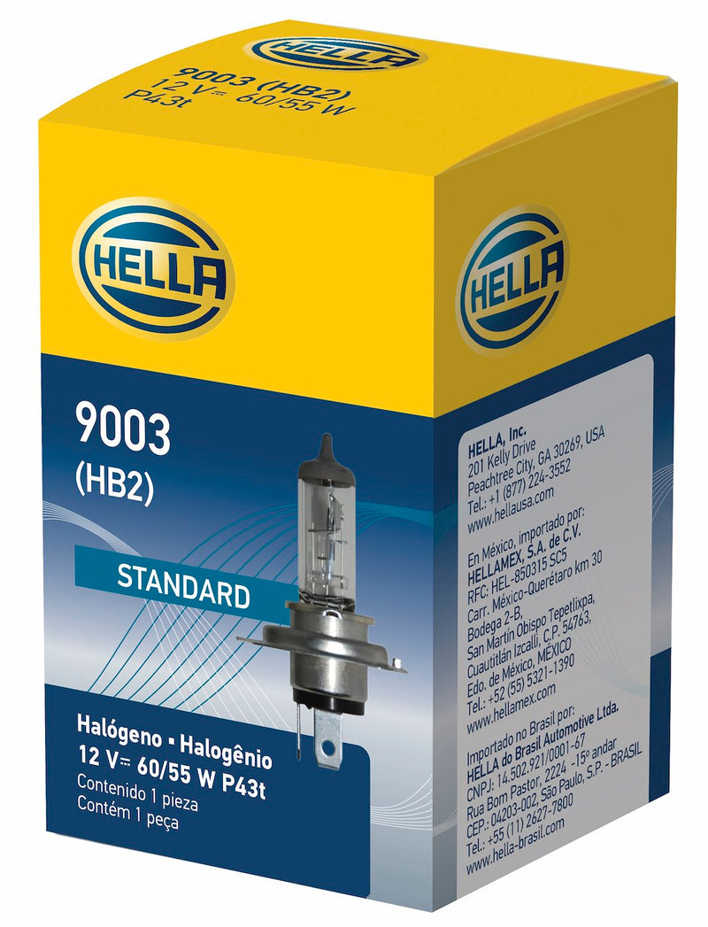 Hella Longer Lifetime Headlight Bulb 9003 - 9003 HB2 12V 60 55W