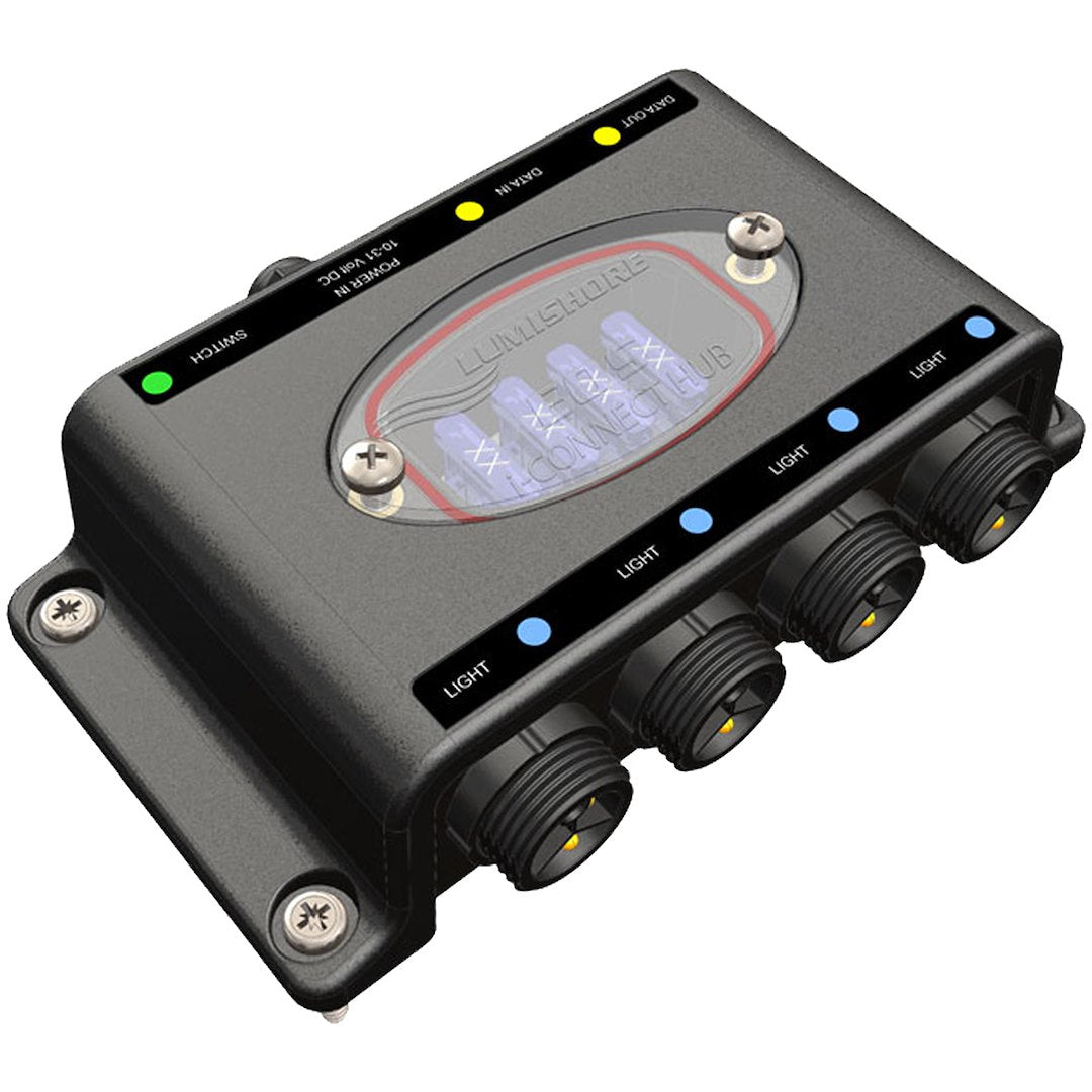 Lumishore US Built In Switching Power Relay Light Control Module 010-04357-00 - Eos I-Connect Hub Junction Box Inc