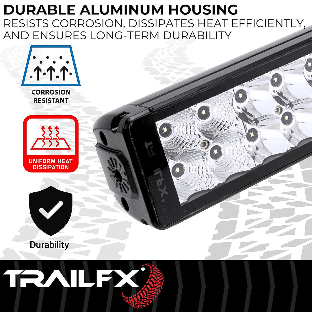 Trailfx Limited Lifetime Warranty Light Bar 20DRCM - 20IN DR 40X3W Combo