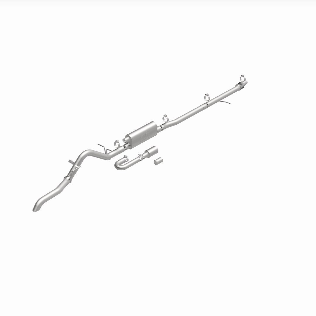 Magnaflow Limited Lifetime Warranty Exhaust System Kit 19636 - Overland Series Stainless CAT-Back