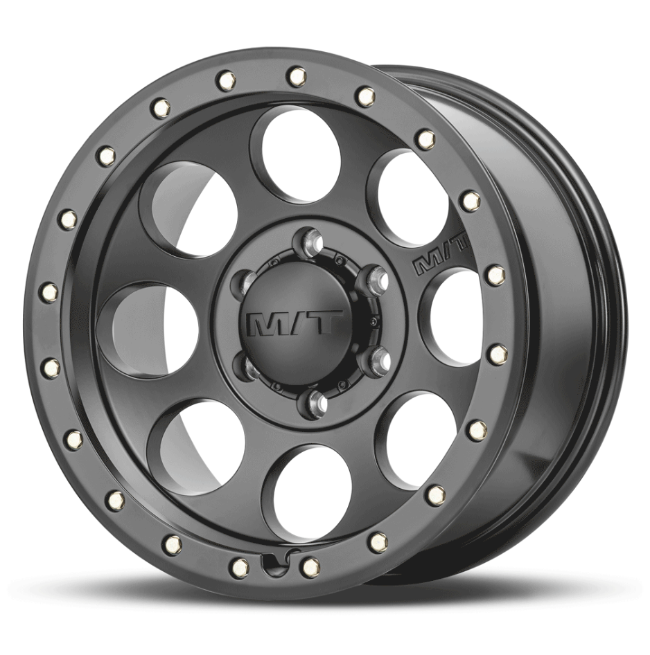M.T. Wheel Modern Low Profile Cap Design 274707 - Black 20X9 6X5.5 MT Classic Pro