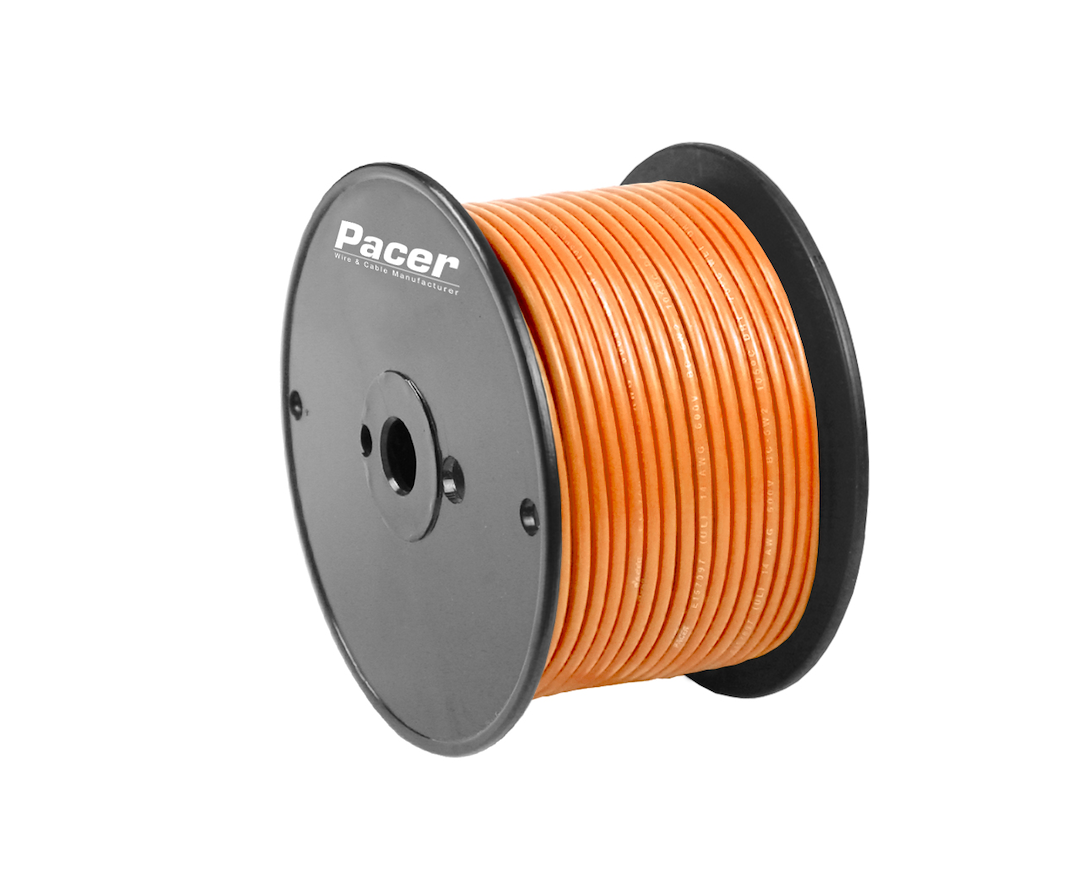 Pacer No Supplier Warranty Primary Wire WUL16OR-100 - 16 Awg UL OR TC 100FT RL
