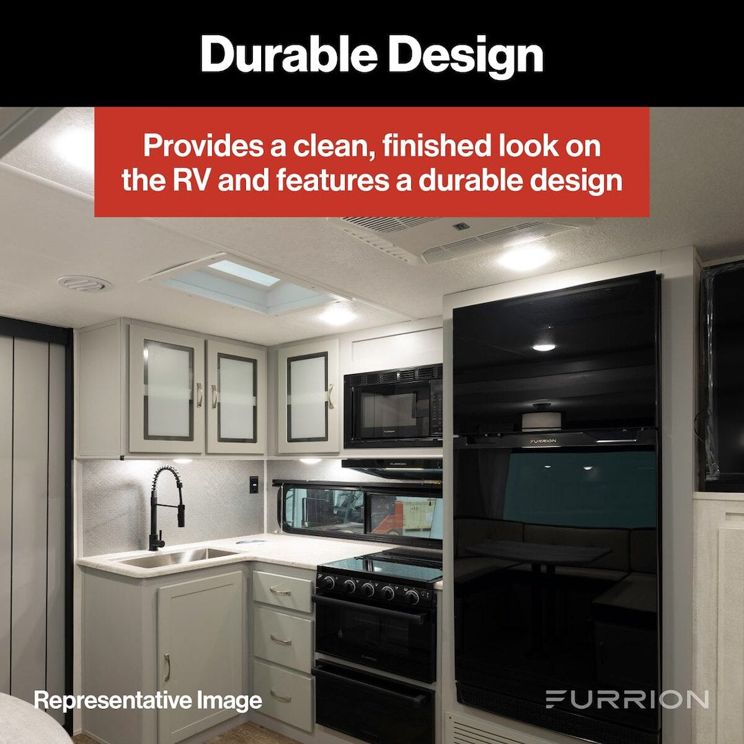 Furrion LLC Vibration Smart™and Climate Smart™ Water Heater Access Door FWH41EA-BL-AM - Black 18.1 16.1 Retrofi