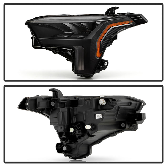Spyder Made With OEM Standard Quality Headlight Assembly 9956836 - Black OE Toyota Tundra 22-24 HO