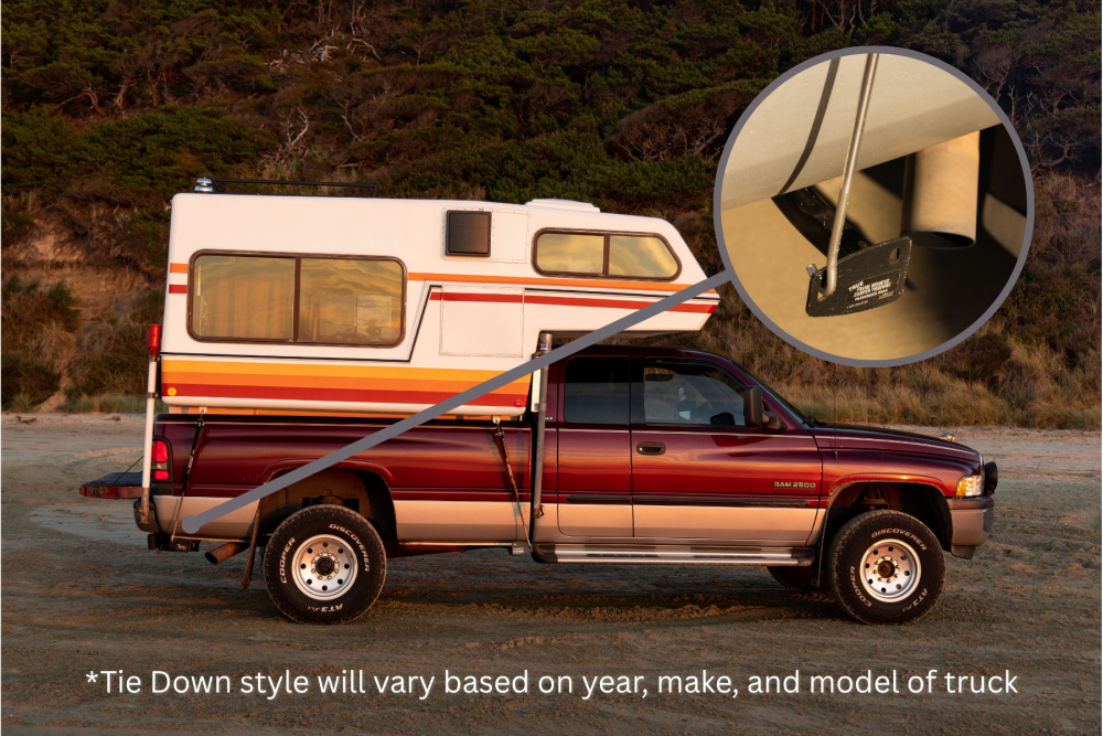 Torklift Limited Lifetime Warranty Camper Tie Down F3015 - 24-26 F150 5.5 Tremor Package