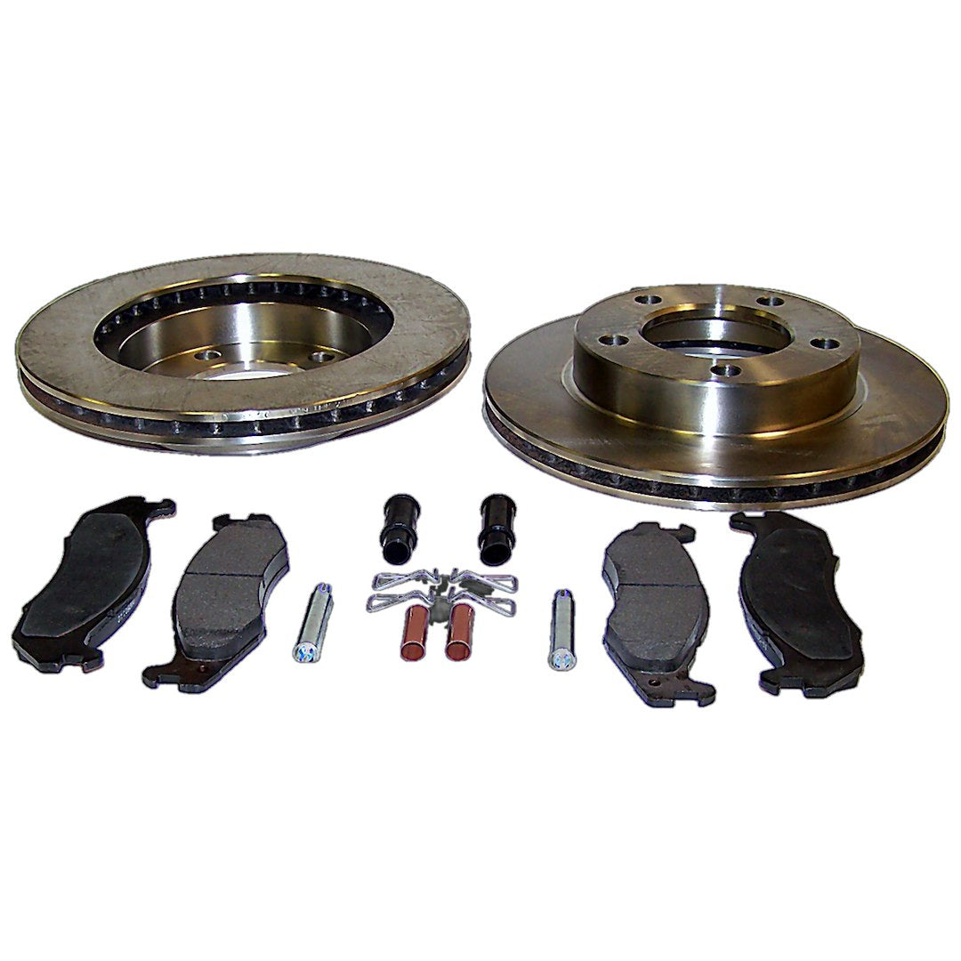 Crown Auto Semi-Metallic Brake Pad Brake Kit 5363421RK - Disc Serv Frnt