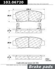 Stop Tech 102.06720 Low Dust Formula
