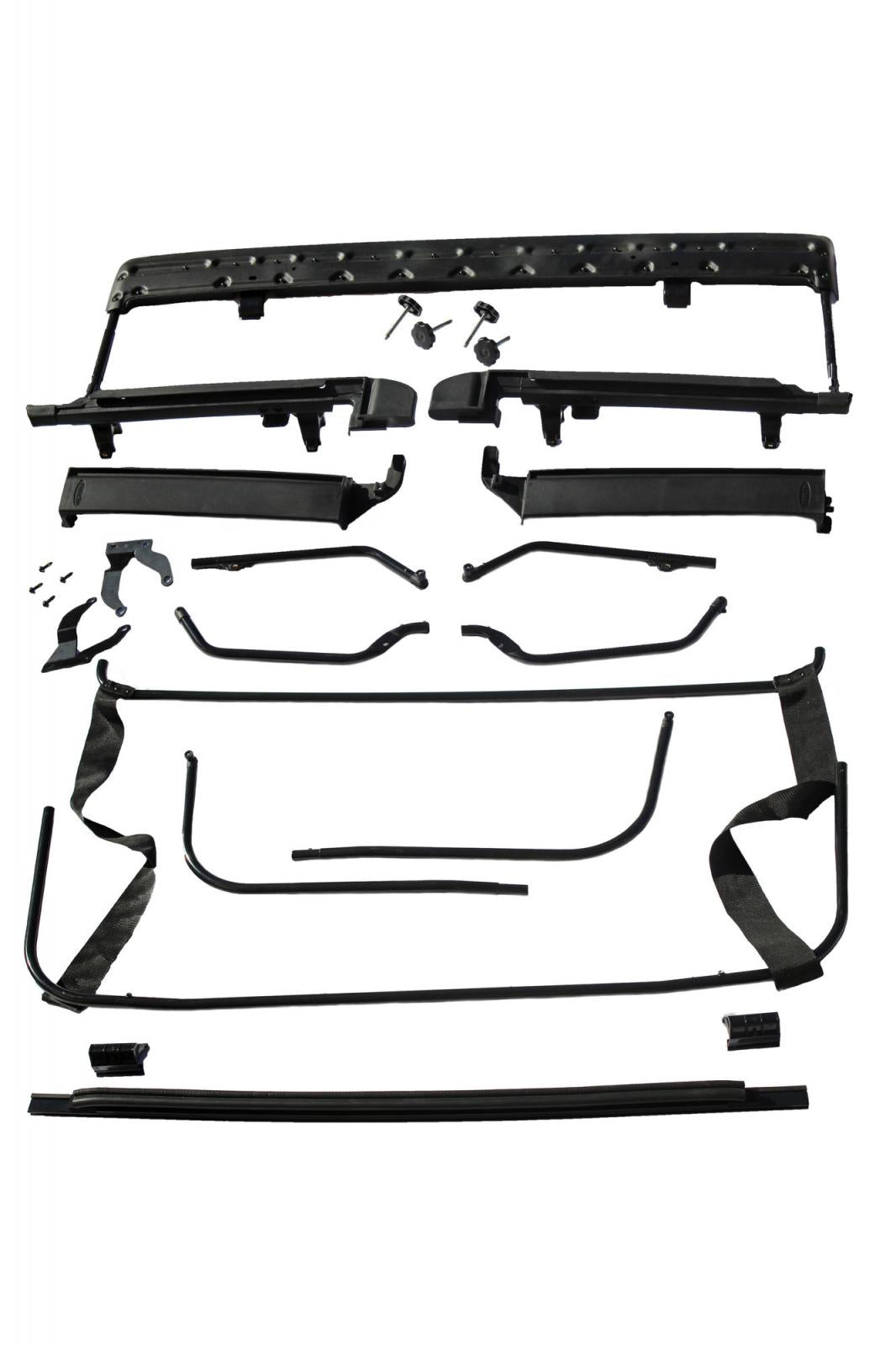 Mastertop Complete Soft Top Hardware Kit Soft Top Hardware Kit 15433301 - Sfttop Hdwre 07-18JK 2DR Wrglr