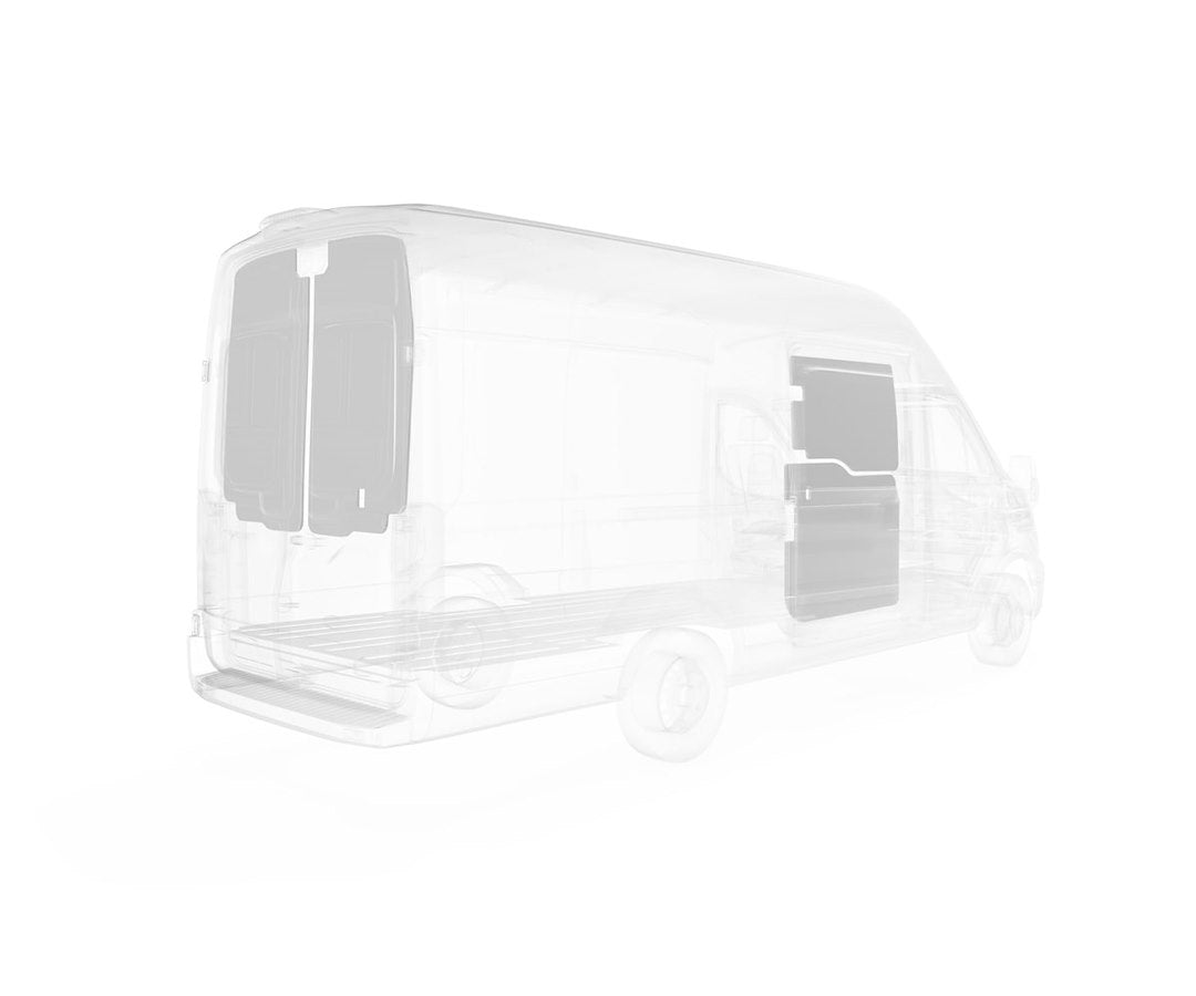 Legend Fleet Precision Cut Van Wall Liner 623-114-2613 - Gray Duratherm Door