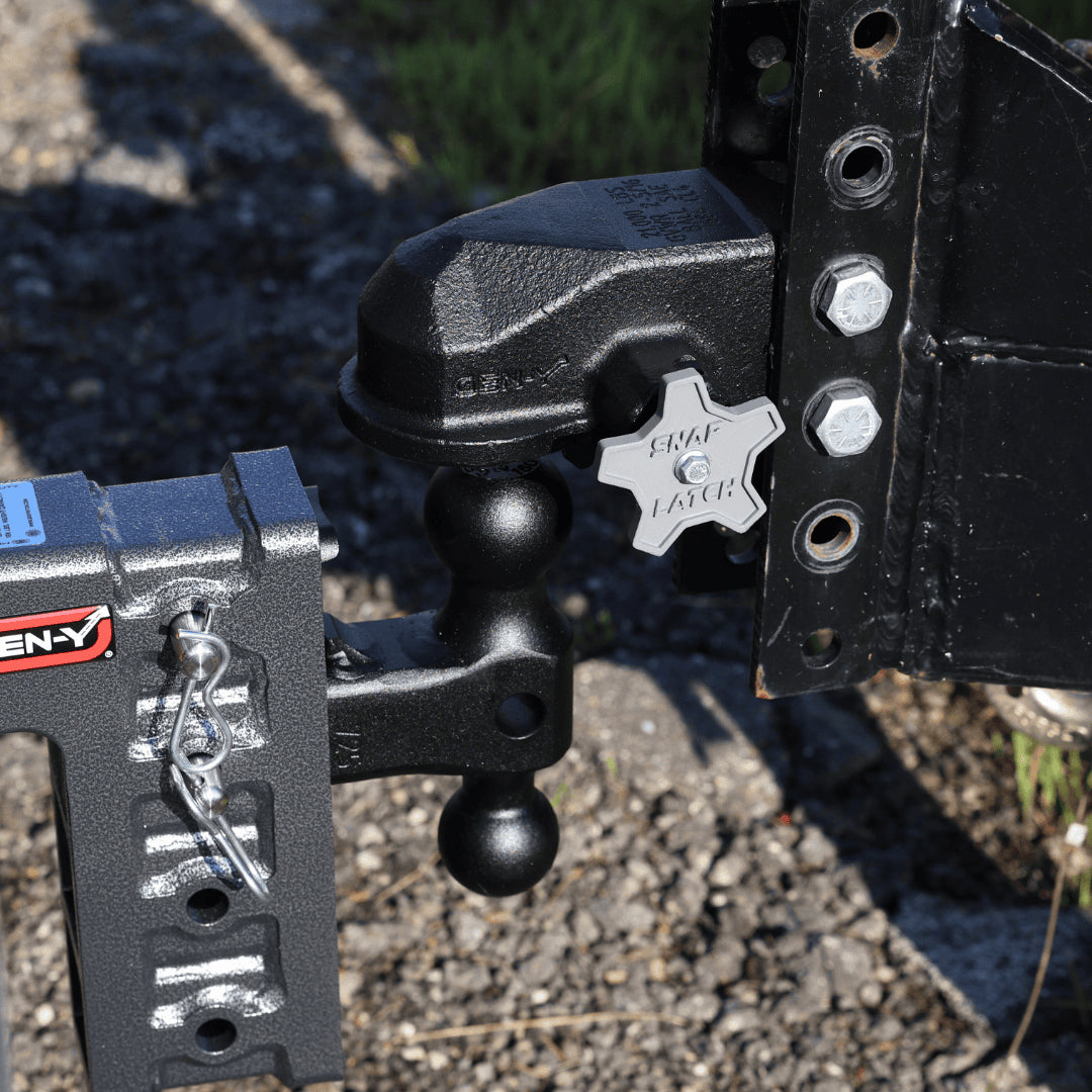 GEN-Y Hitch Features A SnapLatch Coupler Trailer Coupler GH-24002 - Admiral Flat Plate Mount