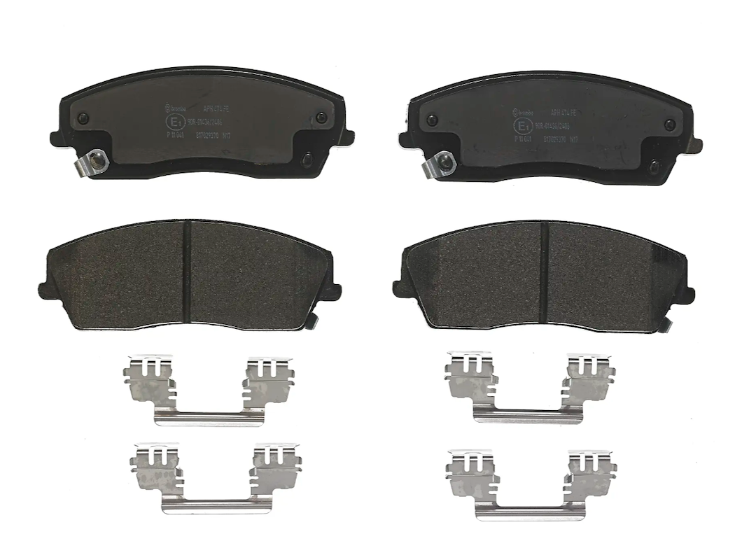 Brembo Premium Low-Met OE Equivalent Pad Brake Pad P11041