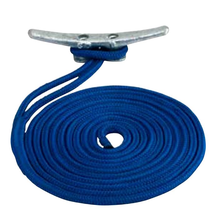 SEA DOG No Supplier Warranty Dock Line 302110010BL-1 - Double Braided Nylon