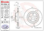 Brembo 09976811C02 Brake Rotor
