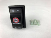 Bobs Machine No Spring Or Chains Outboard Motor Jack Plate 100-105100P-PCGBLK - Black Kick-Back Hydraulic