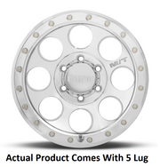 M.T. Wheel Modern Low Profile Cap Design 274477 - 17X9 5X5 4.53 MT Classic Pro Polish