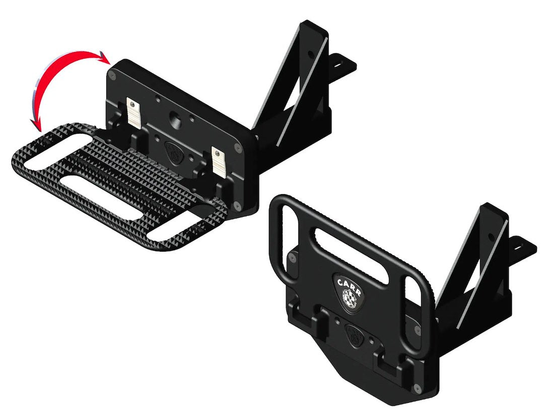 Carr Fleet Approved Van Access Step 195001 - HD Mega Ladder Rack XP3 Blac