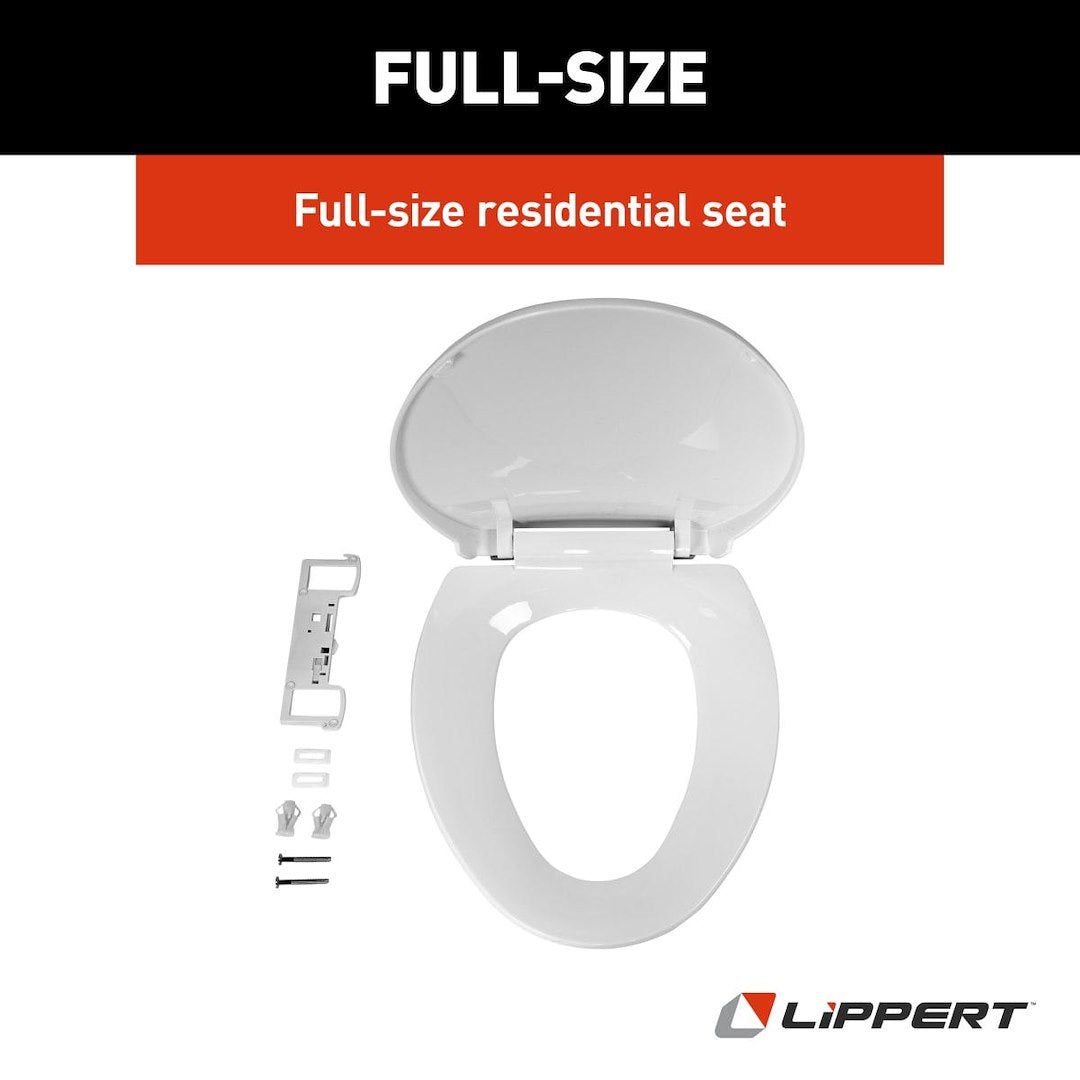 Lippert Comp Full-Size Residential Seat Toilet Seat 2022121972 - Assembly AM