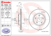 Brembo 09722511C02 Brake Rotor
