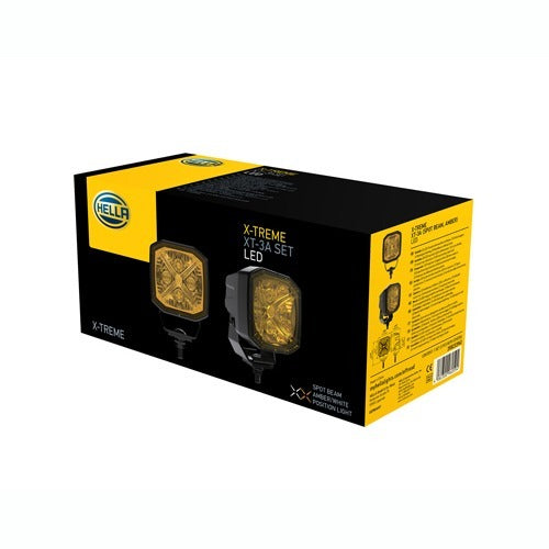 Hella Electromagnetic Compatibility Driving/ Fog Light 358233941 - X-Treme Spotlight XT-3A Amber