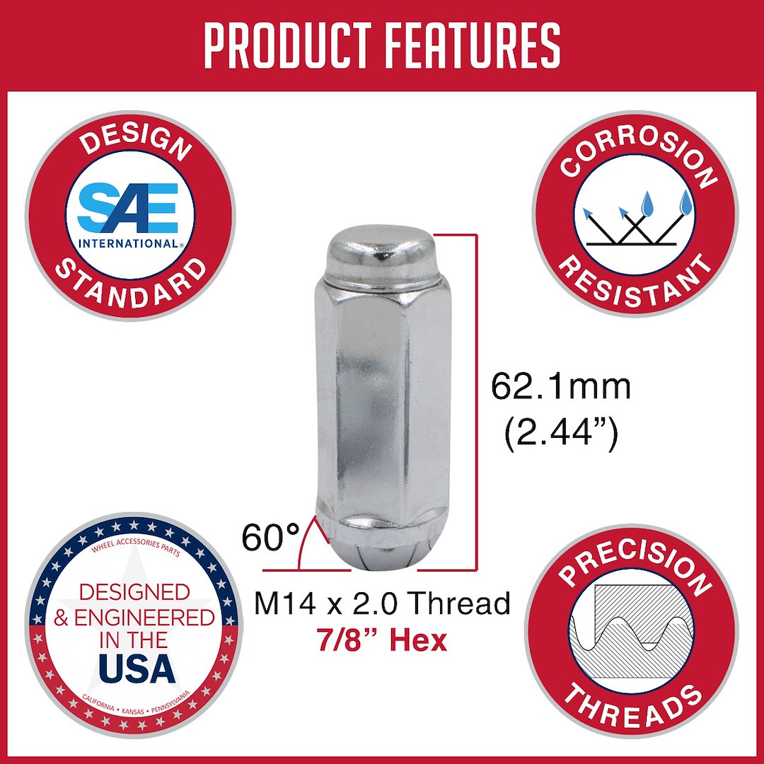 Revolution 131173XL Lug Nut
