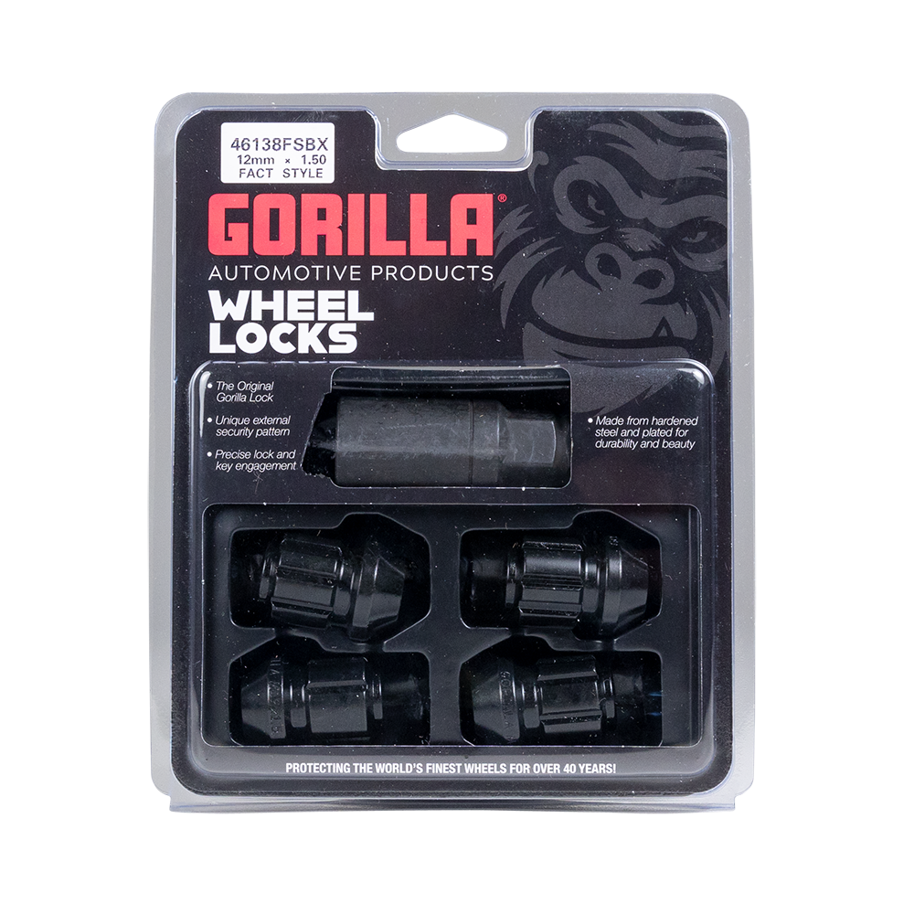 Gorilla 46138FSBX Wheel Lock - Black