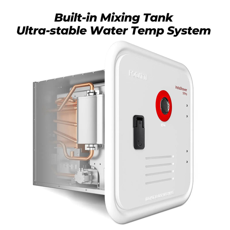 FOGATTI WATER HEATERS RV: Fogatti InstaShower FS10B1S LP Tankless RV Water Heater INSTASHOWER