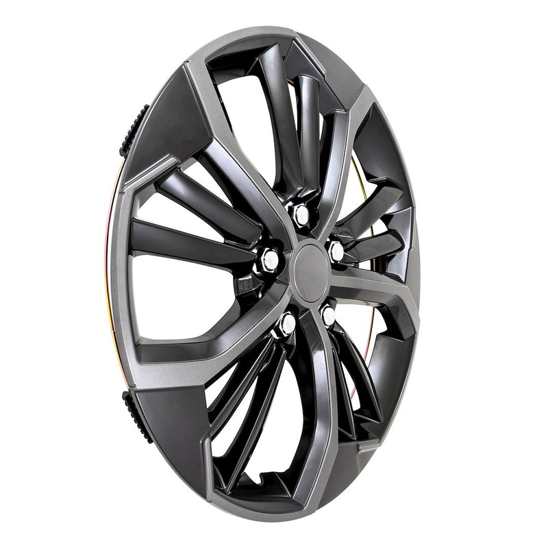 Coast2Coast Limited Lifetime Warranty Wheel Cover 56716CB - Charcoal Black WC Unvrsl 16 Set