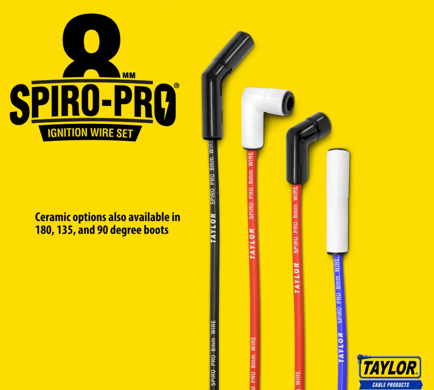 Taylor Cable 76046 Spark Plug Wire Set - Black