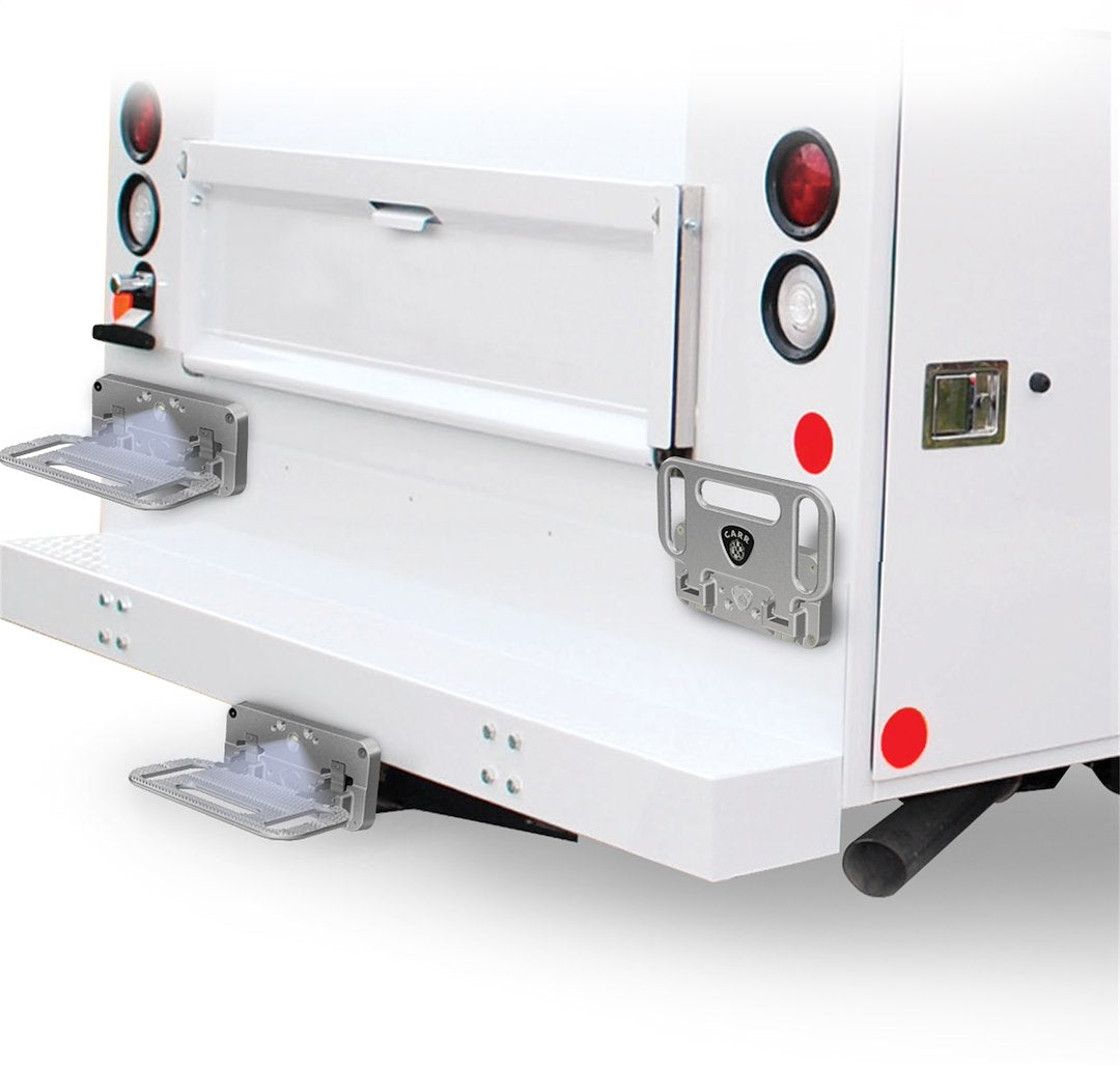 Carr Illuminated With Grab Handle Slots Truck Step 193012 - Mega Hitch Polished
