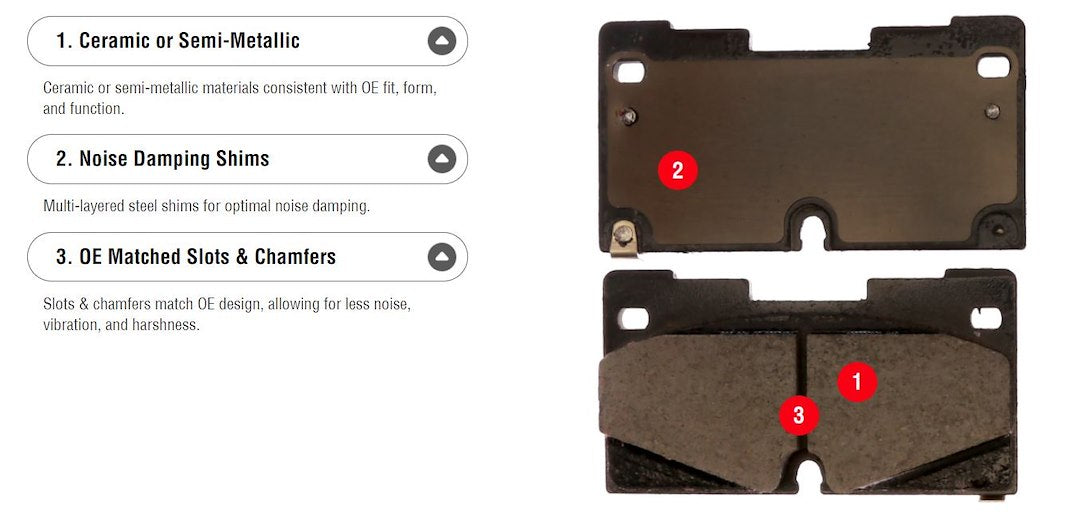 R/M Brakes MGD120MH Brake Pad