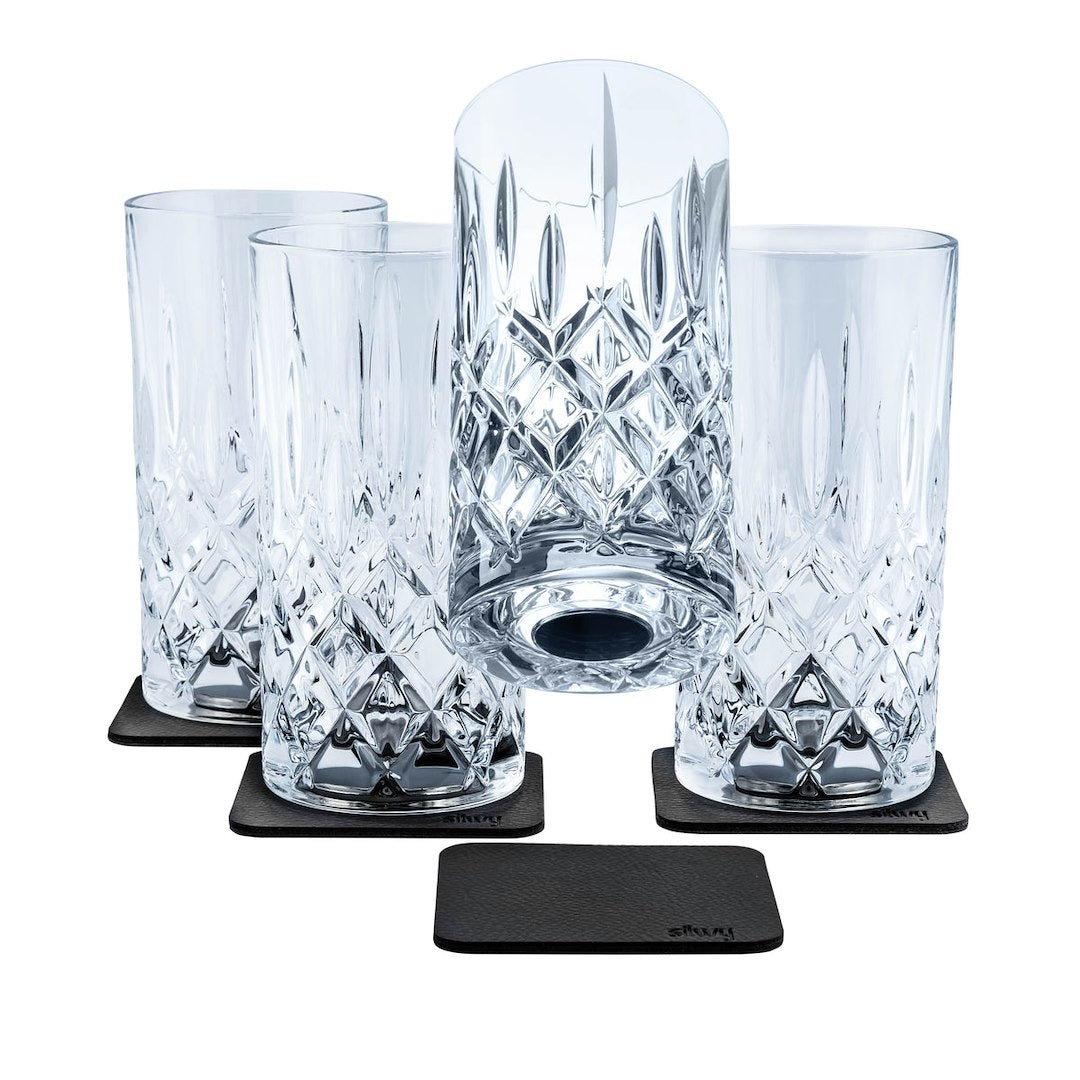 Silwy Magnet Stable Magnetic Crystal Glass Lenses Drinking Glass NM-LO-300-4 - Longdrink