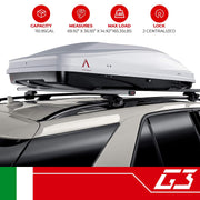 G3 S.P.A Polystyrene Material Cargo Carrier 22.446 - White Spark 520 Abs