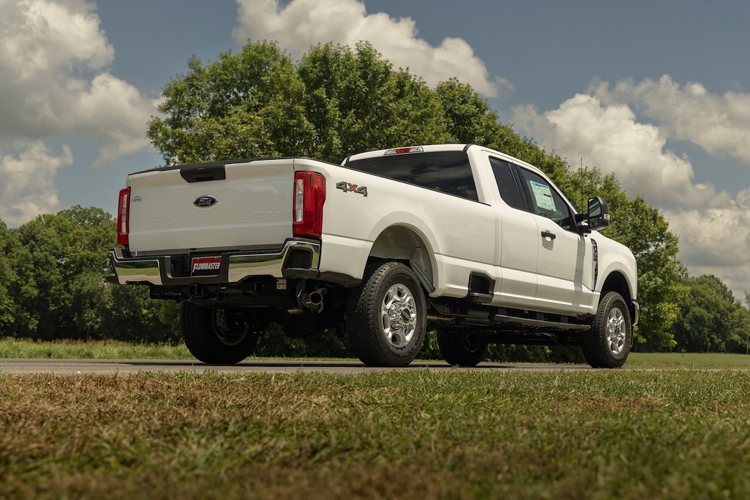 Flowmaster Limited Lifetime Warranty Exhaust Muffler 718102 - 17-24 F250 F350 Gas Direct Fit Ffx
