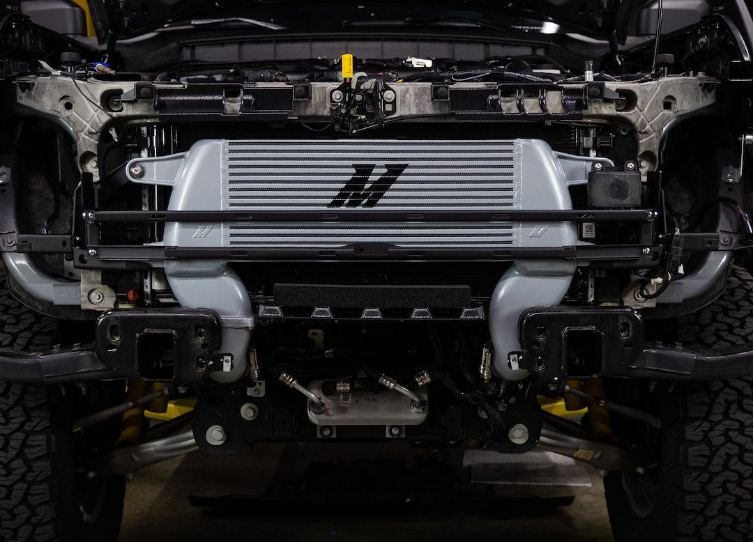 Mishimoto Limited Lifetime Warranty Intercooler Mmint-BR23-21HKSLP - 21 Bronco 2.3L High Mount Int Kit
