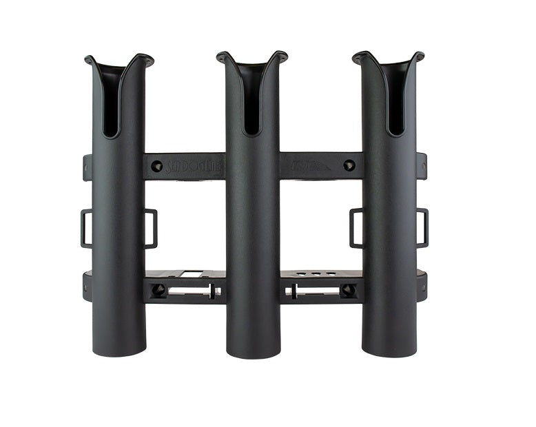 SEA DOG No Assembly Required Fishing Rod Holder 325033-1 - Black Triple Threat