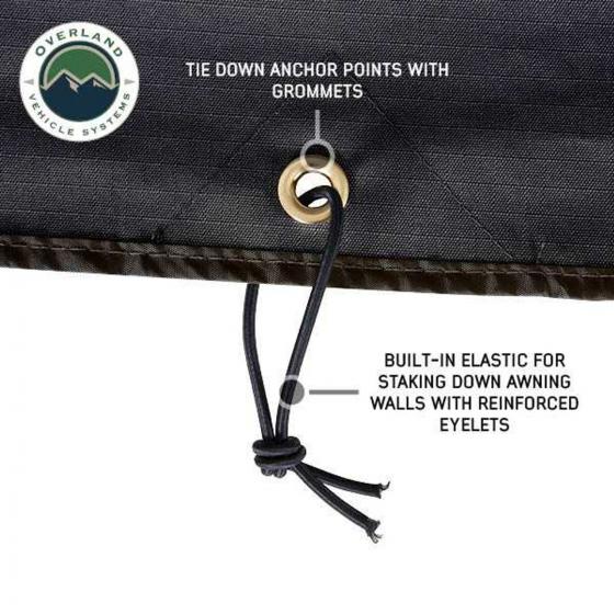 Overland VCL Limited Lifetime Warranty Awning Extension Panel 19690008 - XD Nomadic 270 Wall BL