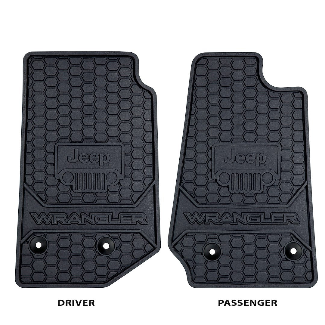 Plasticolor Weather On An Easy-To-Clean Surface Floor Mat 001803R01 - Jeep App Specific Mats