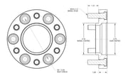 Spidertrax Limited Lifetime Warranty Wheel Spacer WHS034G - Toyota 5-1
