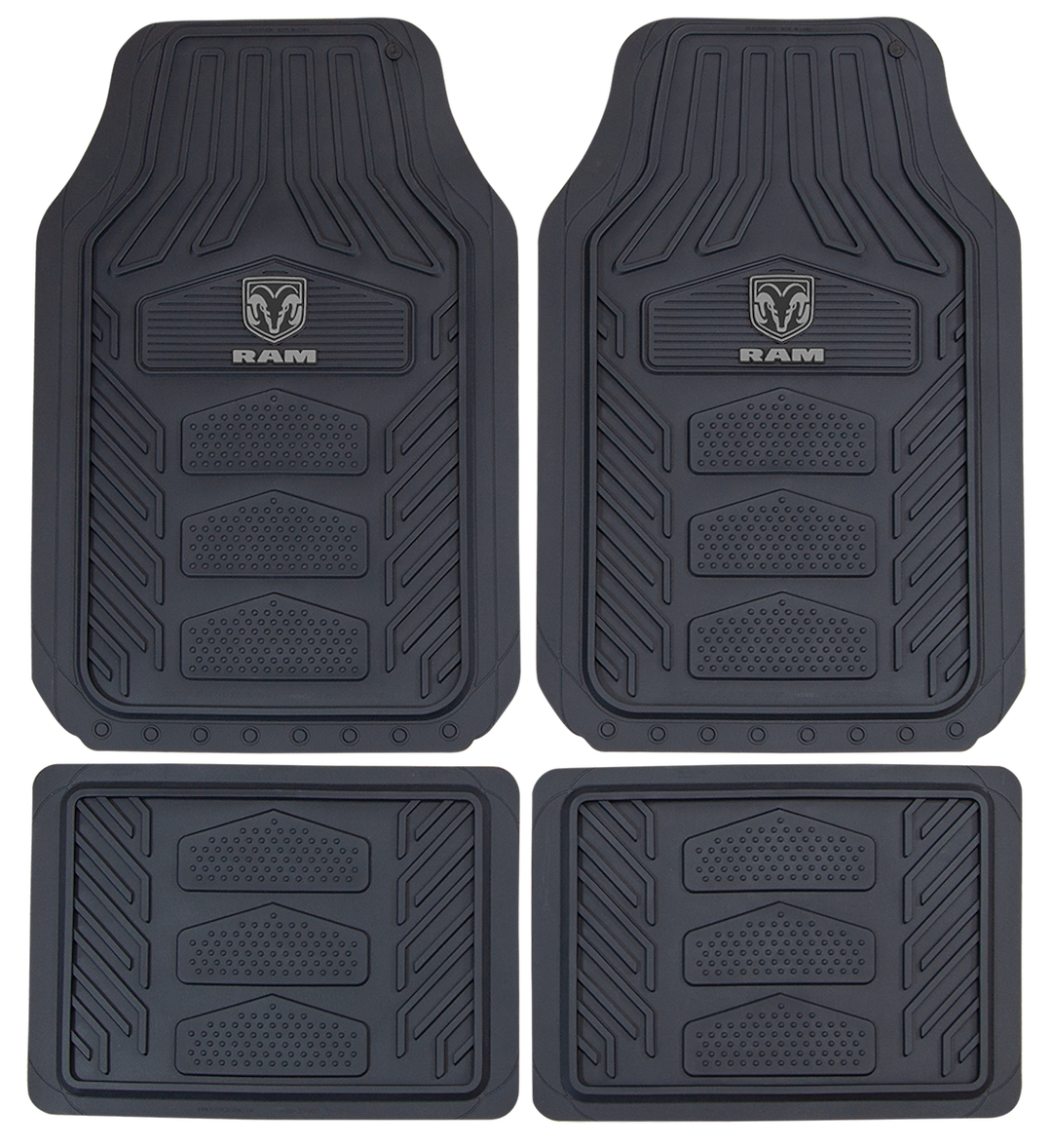 Plasticolor Features With Ram Logo Floor Mat 001672R25 - Weatherpro 4PC