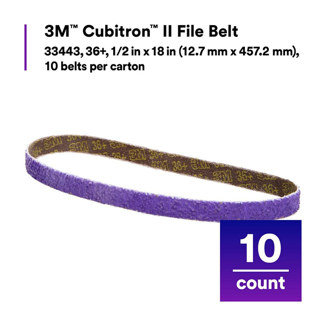 3M No Supplier Warranty Sandpaper 33443 - Cubitron File Bel
