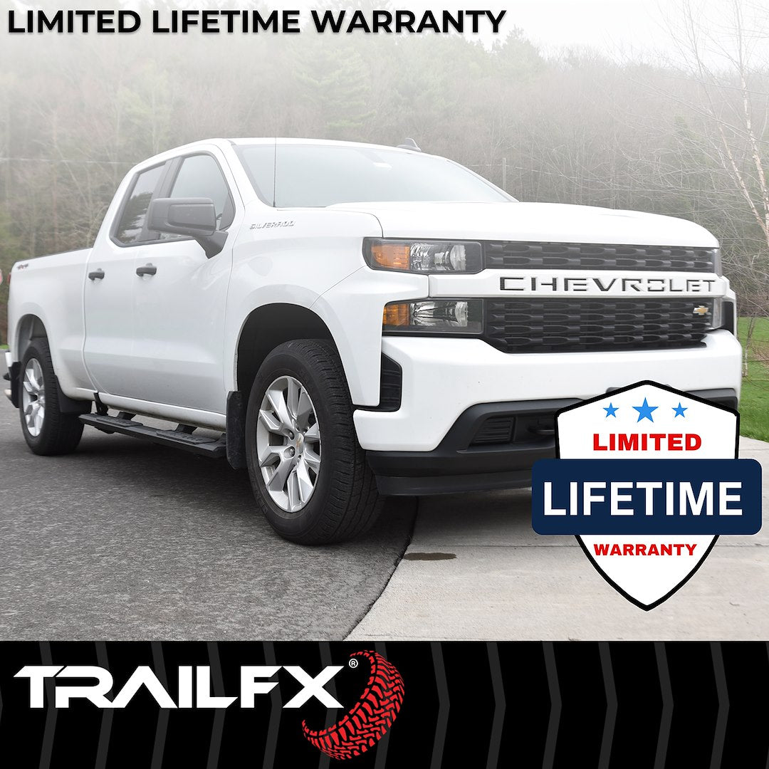Trailfx Limited Lifetime Warranty Nerf Bar AL4026B - A4 Land Cruiser