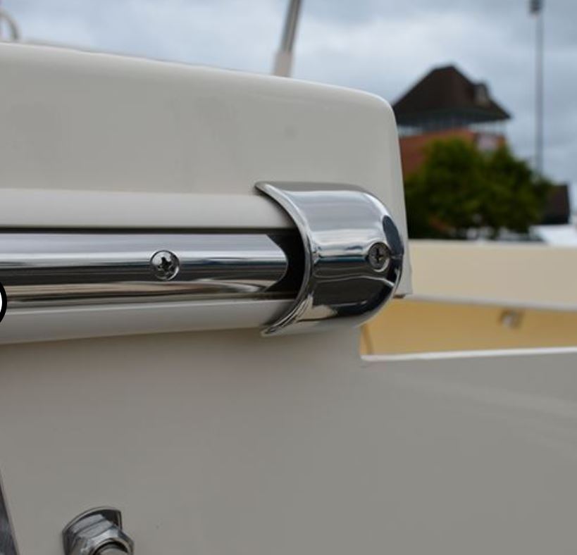 Taco Metals Requires Heat For Radius Forming Boat Rub Rail V21-9659WHC20D - White Rigid Frosty 20