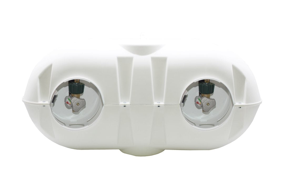 Flame King YSN-PCC-RV20-White Propane Tank Cover YSN-PCC-RV20-WHT